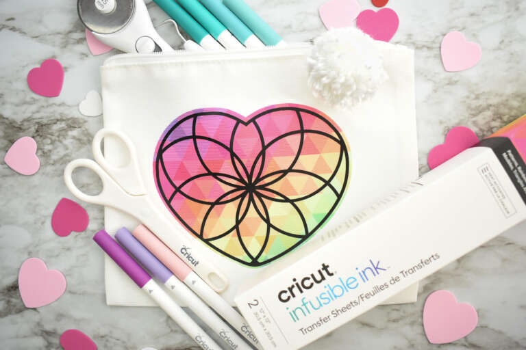 How to layer Cricut Infusible Ink and Iron-on