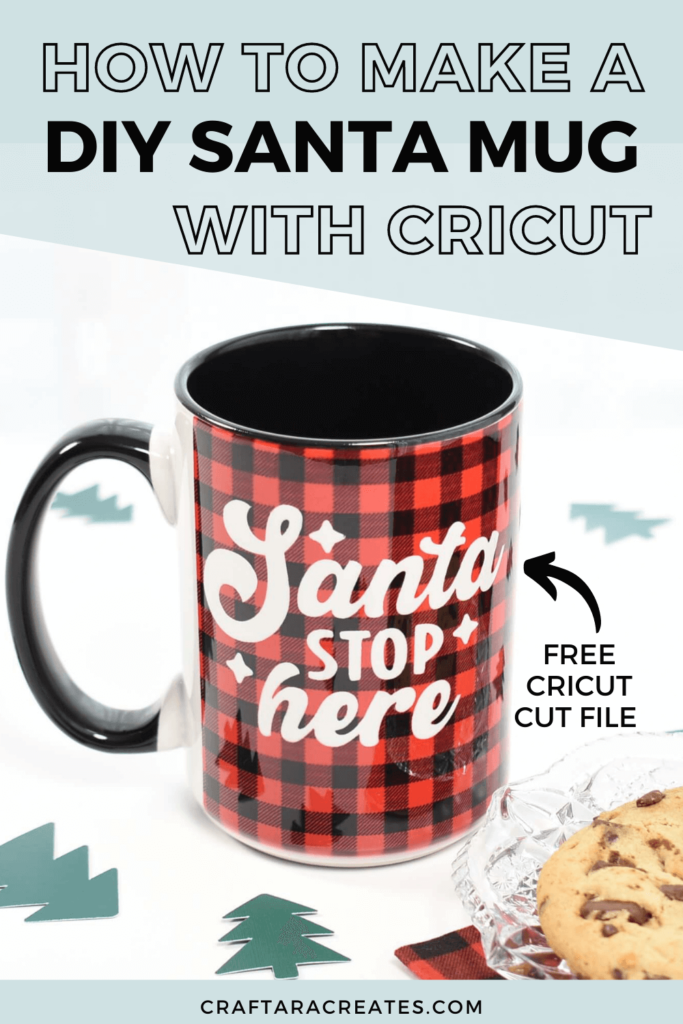 How to make a DIY Santa Mug with Cricut