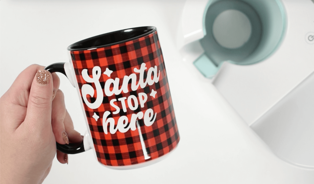 DIY Santa Mug using Cricut Mug Press