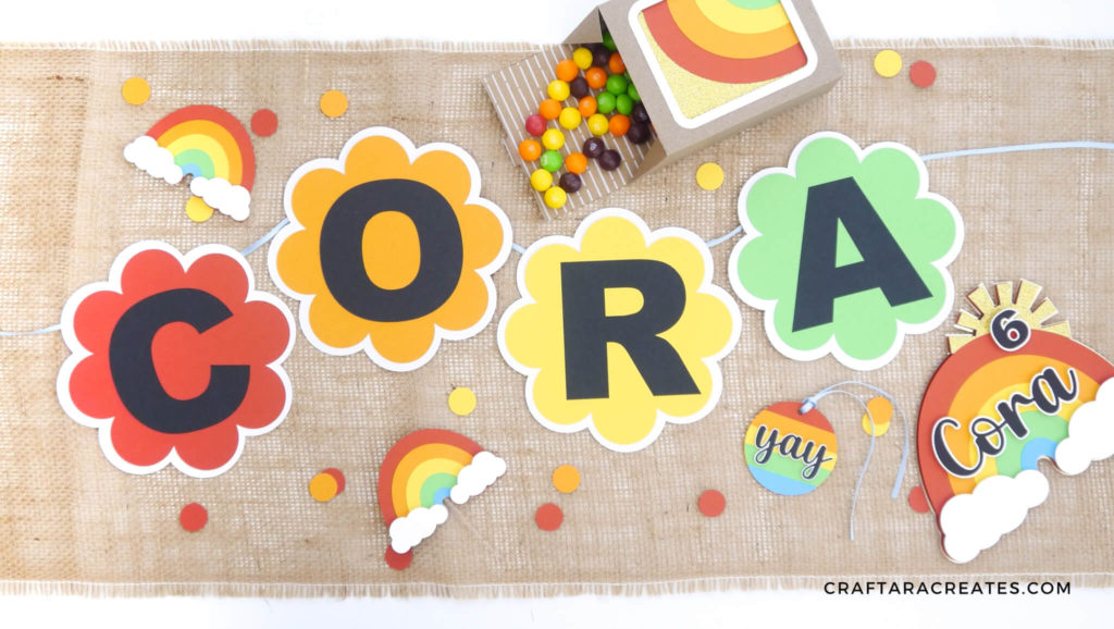 DIY Rainbow Party - Banner