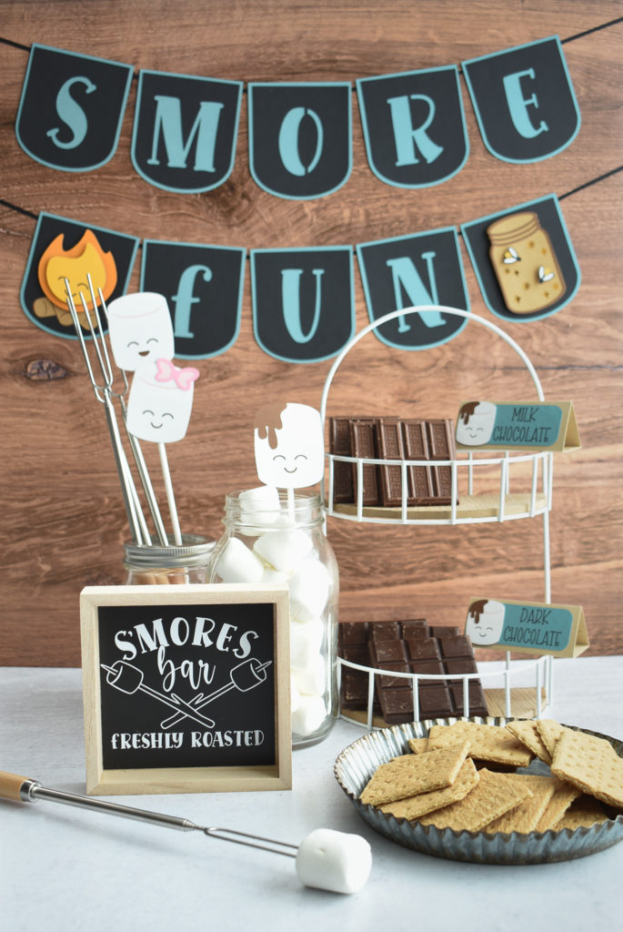 s’mores crafts with Cricut