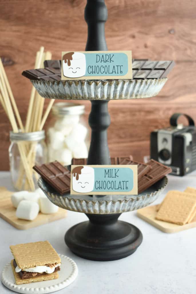 s’mores crafts with Cricut