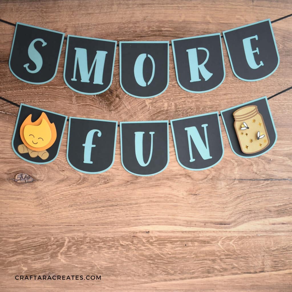 s’mores crafts with Cricut