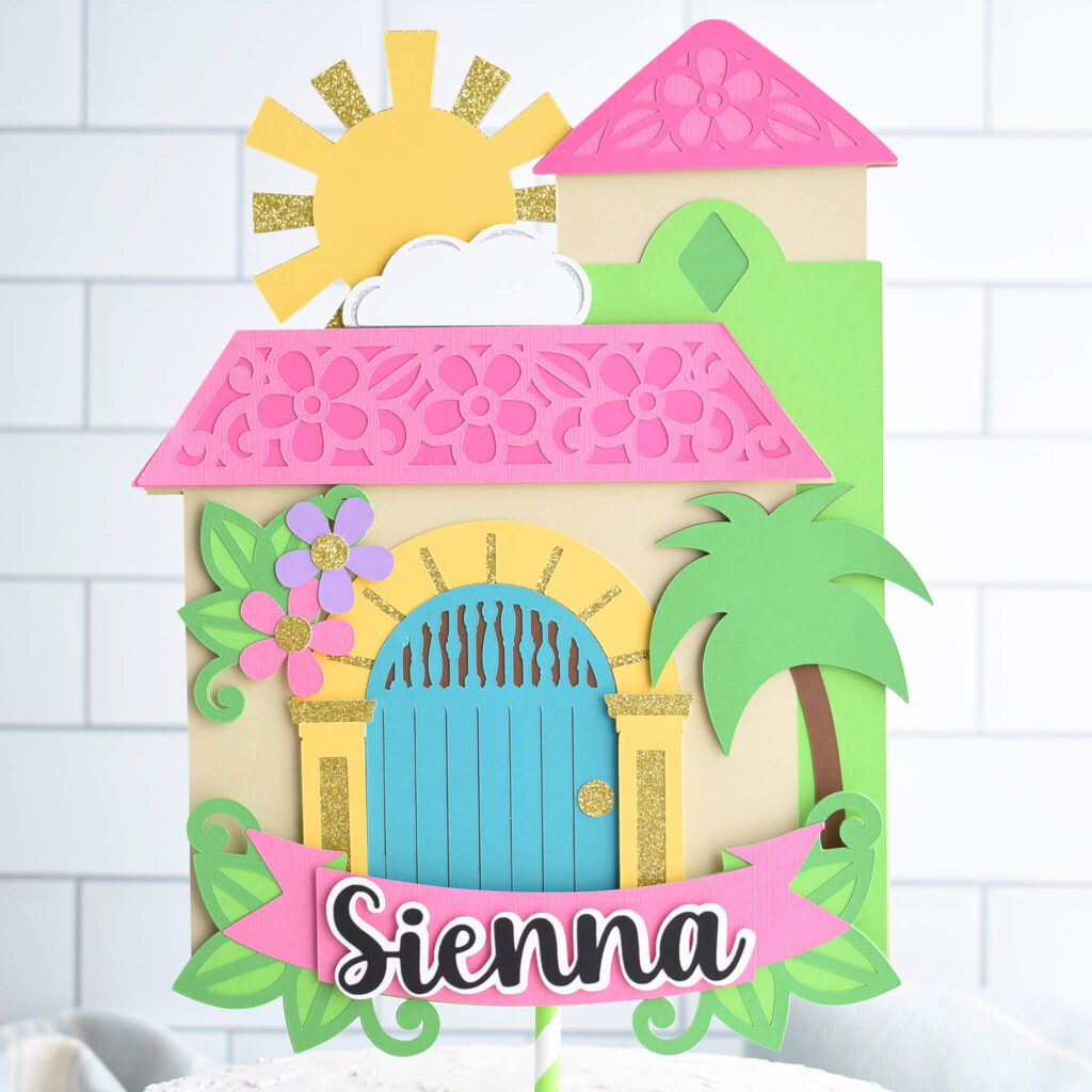 Casita Cake Topper FREE SVG