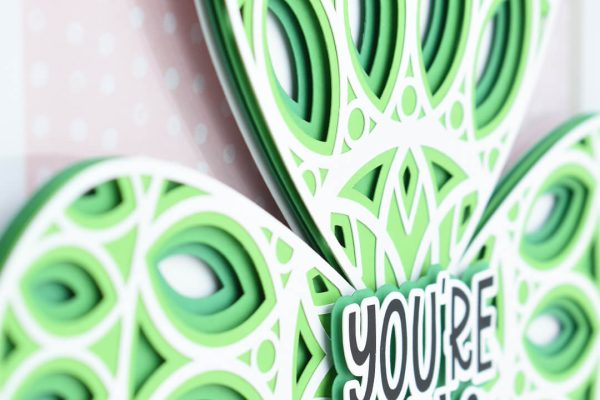 'You're a lucky charm' Shamrock Mandala for Cricut, Cricut Paper Crafts, Cricut St. Patricks Day