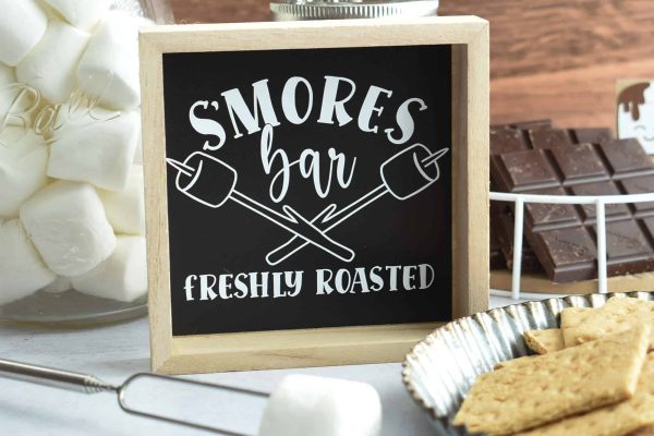 s’mores crafts with Cricut